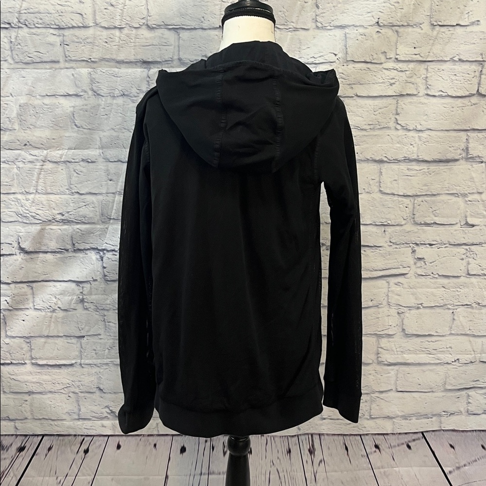 Adidas SLVR A000 Minimalist Zip Pocket Jacket Black Medium High-End Vintage - Picture 5 of 9